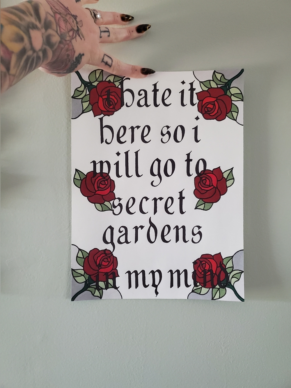 Taylor Swift Lyrics Original Art